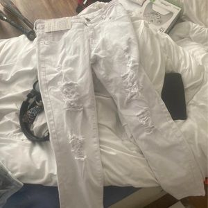Rue21 ripped jeans white
